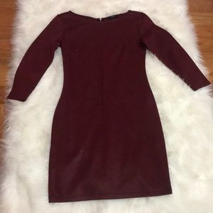Burgundy Dress
